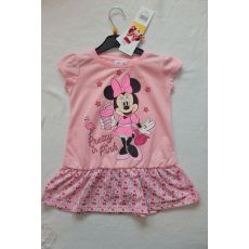 Šaty Minnie Mouse světle růžové