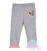 Dívčí kojenecké kalhoty tepláčky Minnie Mouse šedé