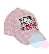 Dívčí kšiltovka Hello Kitty světle růžová s třpytivou nitkou