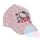 Dívčí kšiltovka Hello Kitty světle růžová s třpytivou nitkou