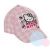 Dívčí kšiltovka Hello Kitty světle růžová s třpytivou nitkou