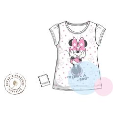 BIO tričko Minnie z organické bavlny bílé