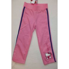 Dívčí teplé tepláky Hello Kitty světle růžové