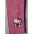 Dívčí teplé tepláky Hello Kitty světle růžové