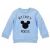 Chlapecká chlupatá mikina svetr Mickey baby světle modrá
