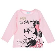 Kojenecké tričko Minnie baby růžové