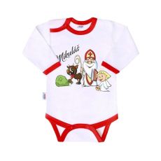 Mikuláš - kojenecké body s vtipným potiskem