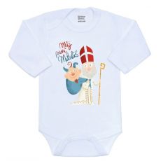 Můj první Mikuláš - kojenecké body s vtipným potiskem