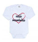 Celá maminka - kojenecké body s vtipným potiskem