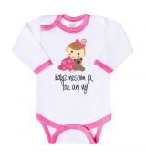 Když nespím já tak ani vy holka - Kojenecké body s vtipným potiskem