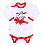 Nejlepší dárkek - kojenecké body s vtipným potiskem