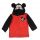 Mikina Mickey Mouse chlupatá červeno-černá