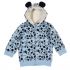 Mikina Mickey Mouse s oušky světle modrá