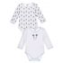 Duopack kojenecké body Mickey Mouse dlouhý rukáv