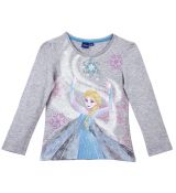 Tričko Frozen s dlouhým rukávem šedé