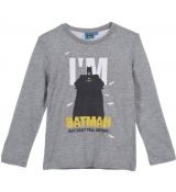 Tričko Batman dlouhý rukáv šedé