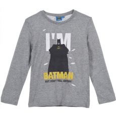 Tričko Batman dlouhý rukáv šedé