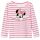 Dívčí tričko Minnie Mouse růžově pruhované