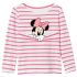 Dívčí tričko Minnie Mouse růžově pruhované