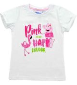 Tričko Peppa Pig dívčí bílé