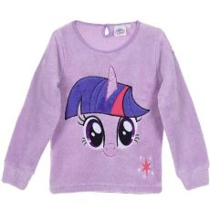 Mikina chlupatý svetr My little ponny fialový
