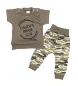 Komplet tričko a tepláčky Army boy