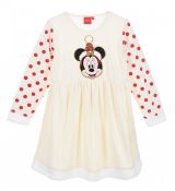 Vánoční šaty Minnie krémové