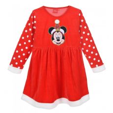 Vánoční šaty Minnie červené