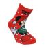 Teplé ponožky s protiskluzem Minnie Mouse červené