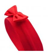 Kojenecká čelenka Cherry červená