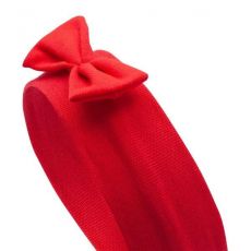 Kojenecká čelenka Cherry červená
