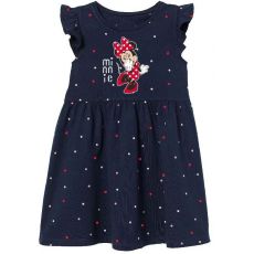 Šaty Minnie Mouse tmavě modré s puntíky