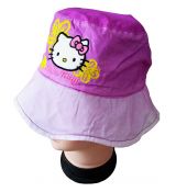 Letní klobouček Hello Kitty fialový