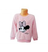 Dívčí mikina coral fleece Minnie Mouse světle růžová