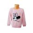 Dívčí mikina coral fleece Minnie Mouse světle růžová