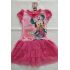 Šaty Minnie Mouse s tylovými kanýrky růžové