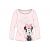 Dívčí tričko Zasněná Minnie Mouse  světle růžové