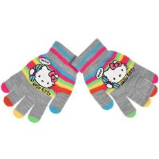 Rukavice Hello Kitty šedé
